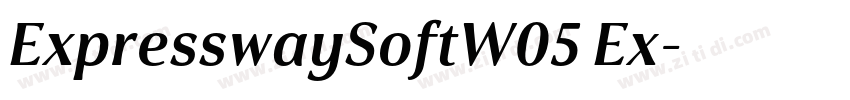 ExpresswaySoftW05 Ex字体转换